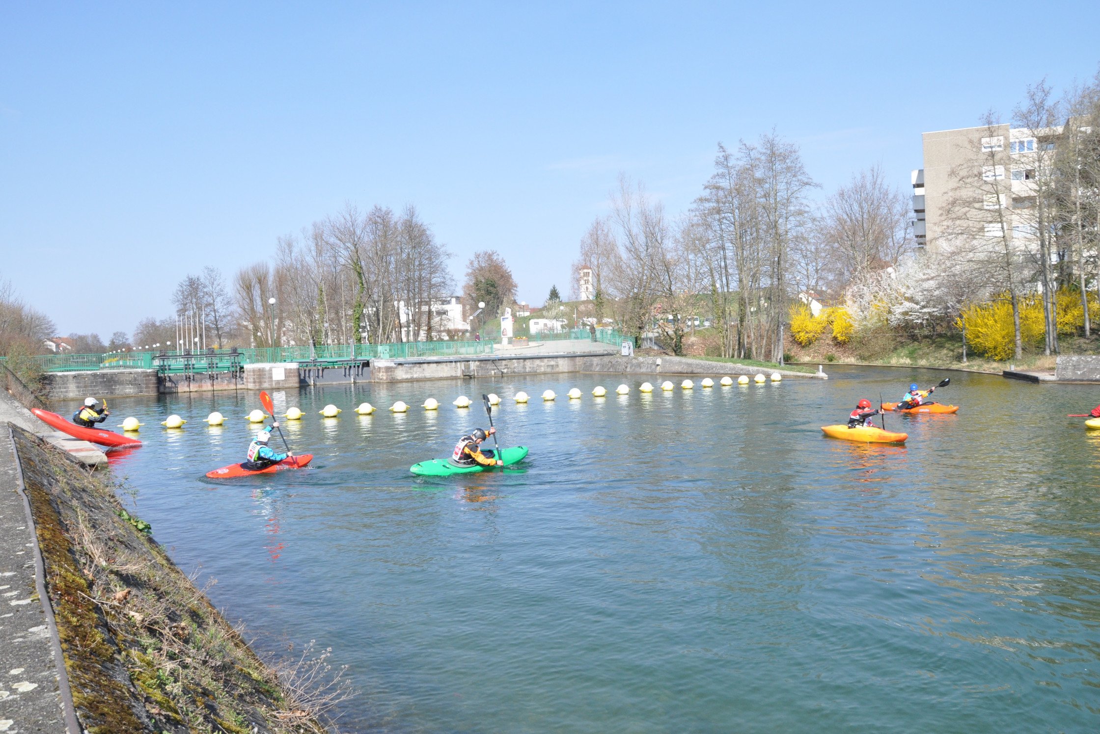Kajak-Kurs-Basel-Flachwasser-Pool