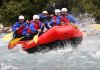 Spektakuläre Rafting Fahrt durch die Rheinschlucht für Gruppen, Vereine, Firmen und Familien